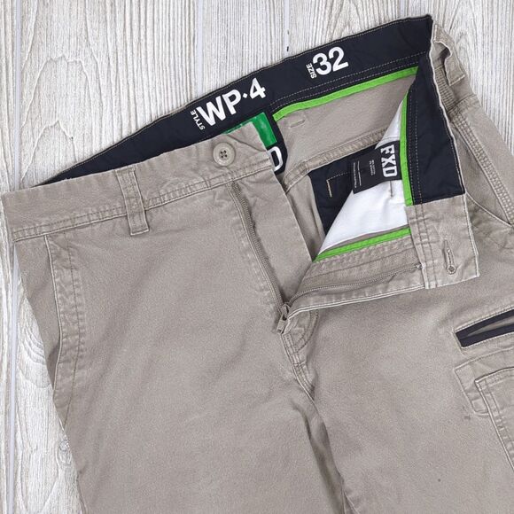FXD Australia Men's Size 32 Style WP4 Tan Utility Jogger Pants Workwear Pockets - Picture 8 of 8
